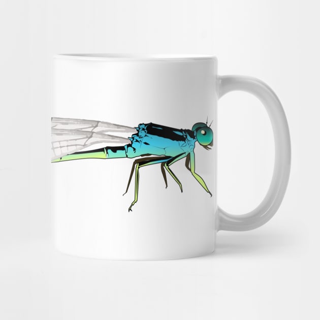 Damselfly by Sticker Steve